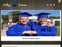 Tablet Screenshot of collegedreams.org